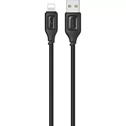 Кабель USB Usams US-SJ618 12w 2.4a Lightning cable black - миниатюра 2
