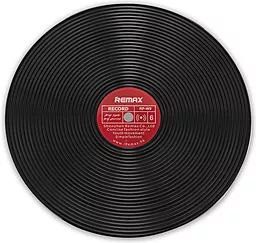 Беспроводное (индукционное) зарядное устройство быстрой QI зарядки Remax Wireless Charger Vinyl Series Black (RP-W9) - миниатюра 2