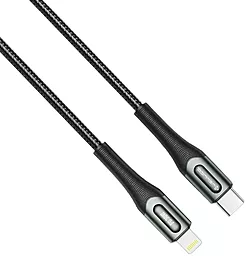 Кабель USB Jellico B7 12W 3.1A USB Lightning Cable Black - миниатюра 2