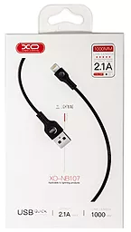 Кабель USB XO NB51 10w Lightning cable black - миниатюра 3