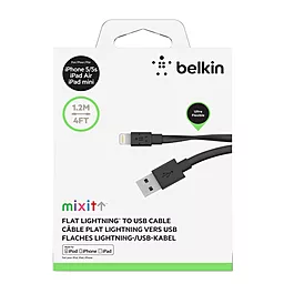 Кабель USB Belkin MIXIT Flat Lightning  Blue (F8J148bt04) - миниатюра 3