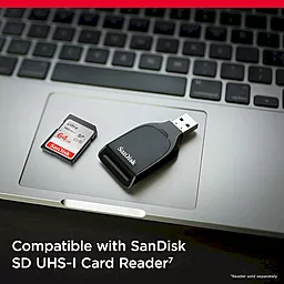 Карта памяти SanDisk 64 GB SDXC UHS-I U1 Ultra (SDSDUNB-064G-GN6IN) - миниатюра 2