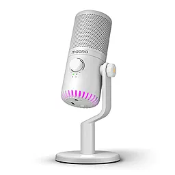 Микрофон Maono DM30 RGB White - миниатюра 3