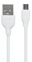 Кабель USB Remax Fast micro USB Cable White (PD-B15m)