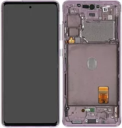 Дисплей Samsung Galaxy S20 FE G780, S20 FE G781 5G с тачскрином и рамкой, сервисный оригинал, Cloud Lavender