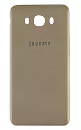 Задняя крышка корпуса Samsung Galaxy J7 2016 J710F Original Gold