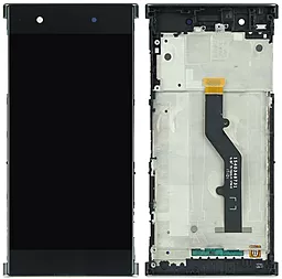 Дисплей Sony Xperia XA1 Plus (G3412, G3416, G3421, G3423, G3426) с тачскрином и рамкой, оригинал, Black