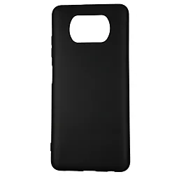 Чехол Silicone Case Graphite для Xiaomi Poco X3, X3 NFC Black