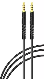 Аудио кабель Intaleo CBFLEXA1 AUX mini Jack 3.5mm M/M Cable 1.2 м black (1283126487538)