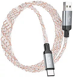 Кабель USB Hoco U112 3A USB Type-C Cable RGB - миниатюра 4