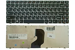 Клавіатура для ноутбуку Lenovo Ideapad Z450 Z460 Z460A Z460G 25-010875 Grey Frame