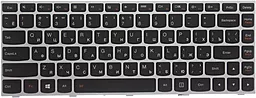 Клавіатура для ноутбуку Lenovo Flex 14 G400s G405s S410p Z410 frame чорна