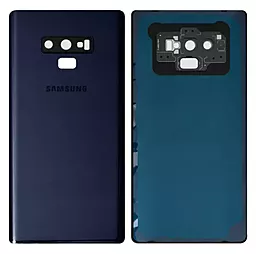Задняя крышка корпуса Samsung Galaxy Note 9 N960 со стеклом камеры Original Ocean Blue