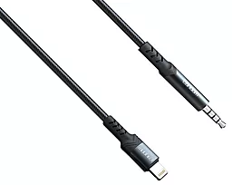Аудио кабель Earldom ET-AUX39 Aux mini Jack 3.5 mm - Lightning M/M Cable 1 м black - миниатюра 2
