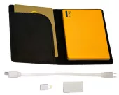 Повербанк EasyLink Power Bank with leather case 1800 mAh Gold(EL-1800 gold) - миниатюра 2