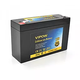 Акумуляторна батарея ViPow 12V 8Ah Li-ion 18650 з вбудованою ВМS платою 3S4P (VP-1280LI)