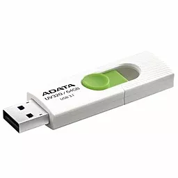 Флешка ADATA 64GB UV320 USB 3.1 (AUV320-64G-RWHGN) White - миниатюра 2