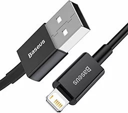 Кабель USB Baseus Superior Series Fast Charging 2.4A Lightning Cable Black (CALYS-A01) - миниатюра 2