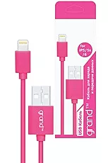 USB Кабель Grand Simple Lightning Cable Pink - мініатюра 3