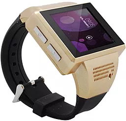 Смарт-годинник UWatch Smart an1 (GPS, GSM, WIFI) Gold - мініатюра 2