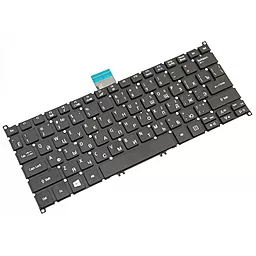 Клавиатура для ноутбука Acer ES1-311 ES1-331 без рамки подсветка клавиш черная