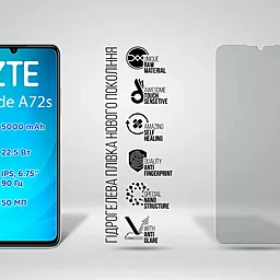 Гидрогелевая пленка ArmorStandart Matte для ZTE Blade A72s (ARM68870) - миниатюра 2