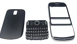 Корпус для Nokia 302 Asha з клавіатурою Black