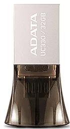 Флешка ADATA UC330 32GB USB 2.0 OTG (AUC330-32G-RBK) Metal