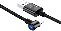 Кабель USB Usams U13 Smart Power-Off Bending Lightning Cable Black (US-SJ269) - миниатюра 2