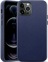 Чехол ESR Metro Premium Leather Apple iPhone 12 Pro Max Navy Blue (3C01201410301)