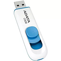 Флешка ADATA 32GB C008 White USB 2.0 (AC008-32G-RWE) - миниатюра 3