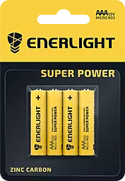 Батарейки Enerlight AAA / R03 Super Power BL 4шт