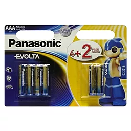 Батарейки Panasonic AAA (R03) Evolta 6шт (LR03EGE/6B2F)