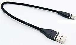 Кабель USB Dengos USB Type-C Cable 0.25м Black