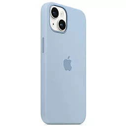 Чехол Apple Silicone Case Full with MagSafe and SplashScreen для Apple iPhone 14  Sky - миниатюра 2
