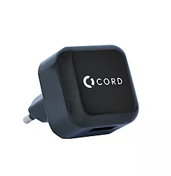 Мережевий зарядний пристрій Cord СЗУ Black (CT151E-S10.1) - мініатюра 2
