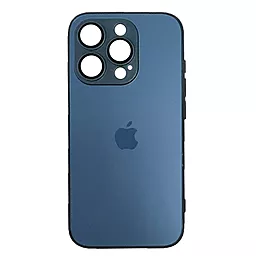 Чехол AG Glass with MagSafe для Apple iPhone 15 Pro Max Navy Blue