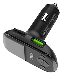 Автомобильное зарядное устройство LDNio C706Q 2xUSB-A 25W QC3.0 + micro USB Cable Black - миниатюра 5