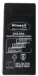 Аккумуляторная батарея Wimpex 4V 4.5Ah - миниатюра 2