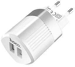 Сетевое зарядное устройство Hoco C55A Energy (2USB) EU White