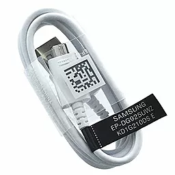 Кабель USB Samsung micro USB Cable for Galaxy S6/S7 White (EP-DG925UWE/HC) - миниатюра 2