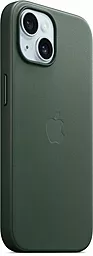 Чехол Apple FineWoven Case with MagSafe for Apple iPhone 15 Plus Evergreen - миниатюра 2