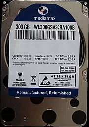 Жорсткий диск Mediamax 300GB 10000rpm 32MB (WL300GSA32RA100B_)