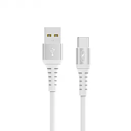 Кабель USB SkyDolphin S05T TPE Frost Line USB to Type-C White (USB-000550)