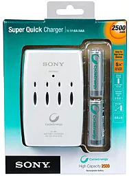 Зарядное устройство Sony Super Quick Charger + 4xAA 2500 mAh