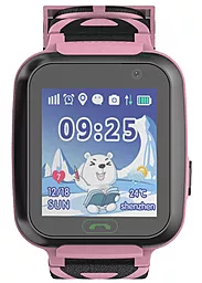 Смарт-годинник Smart Baby TD-16 GPS-Tracking, Wifi Watch Pink - мініатюра 3