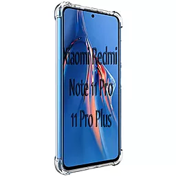 Чохол BeCover Anti-Shock для Xiaomi Redmi Note 11 Pro, Redmi 11 Pro Plus 5G (India) Clear (707508)