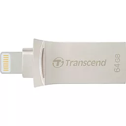 Флешка Transcend 64GB JetDrive Go 500 Silver USB 3.1/Lightning (TS64GJDG500S) - мініатюра 4