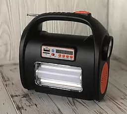 Фонарик Solar Light RT-909BT с солнечной панелью (Радио Bluetooth встроенный аккумулятор LED лампы MP3) - миниатюра 6