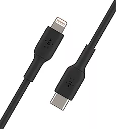 Кабель USB Belkin 18W USB Type-C - Lightning Cable Black (CAA003BT1MBK) - миниатюра 3